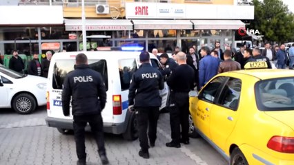 Motosikletinin bağlanmasına kızan öfkeli sürücü, polise ateş açtı