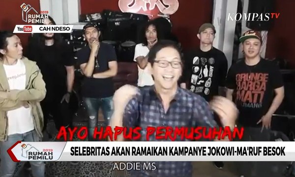 Selebritas Akan Ramaikan Kampanye Jokowi-Ma'ruf Besok