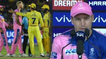 IPL 2019 CSK vs RR:Jos Buttler says MS Dhoni arguing with umpires probably not right| वनइंडिया हिंदी