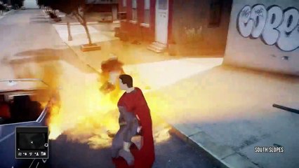 SUPERMAN VS LOBO - EPIC BATTLE - GRAND THEFT AUTO