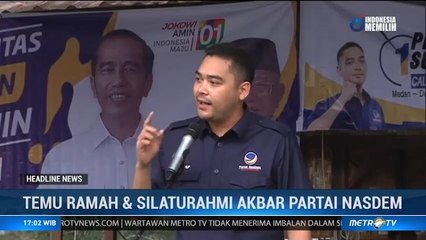 Temu Ramah dan Silaturahmi Akbar Partai NasDem di Deli Serdang