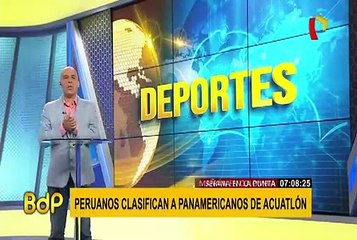 Peruanos clasifican a Juegos Panamericanos de Acuatlón en Colombia
