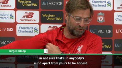 2014 Chelsea game not in Liverpool's minds - Klopp