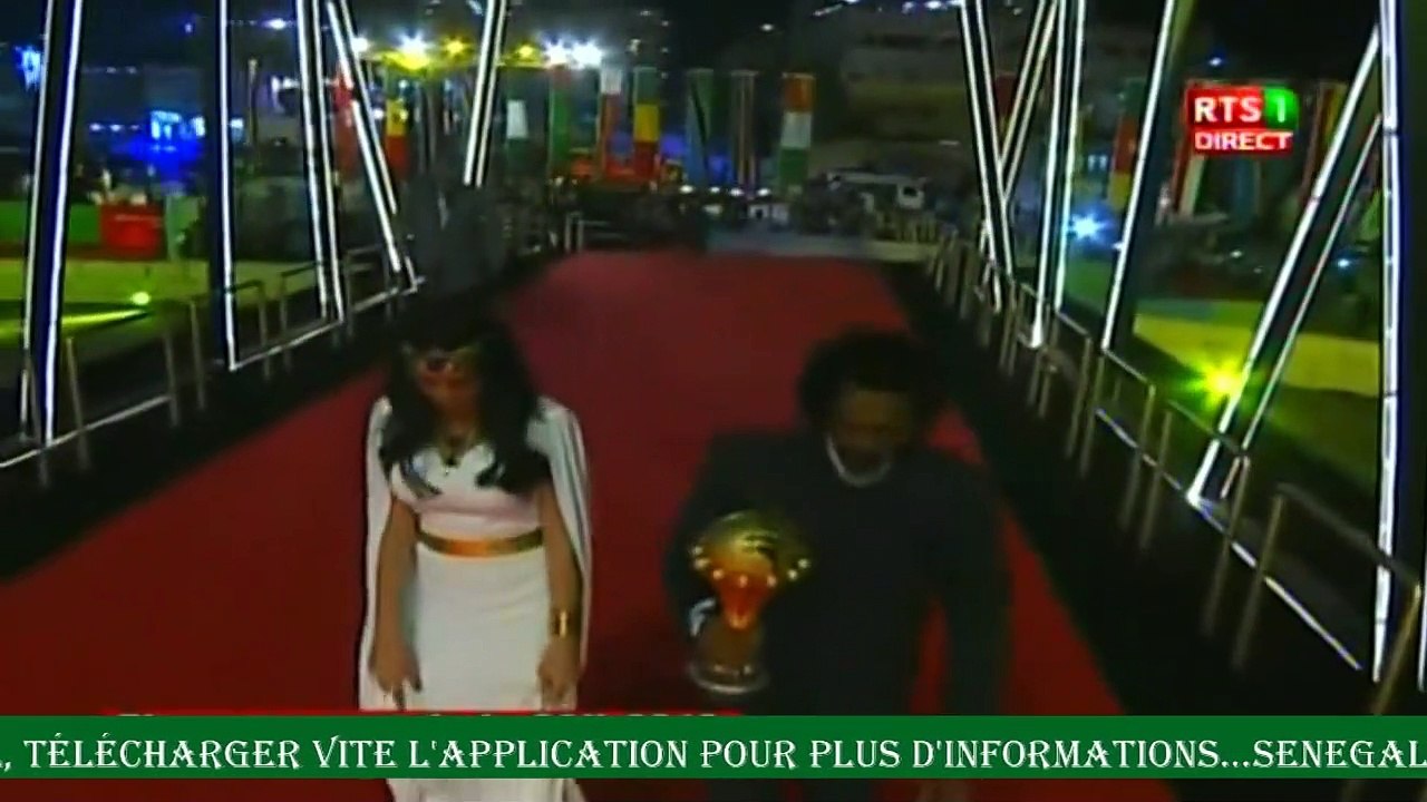 Arrivée du trophée