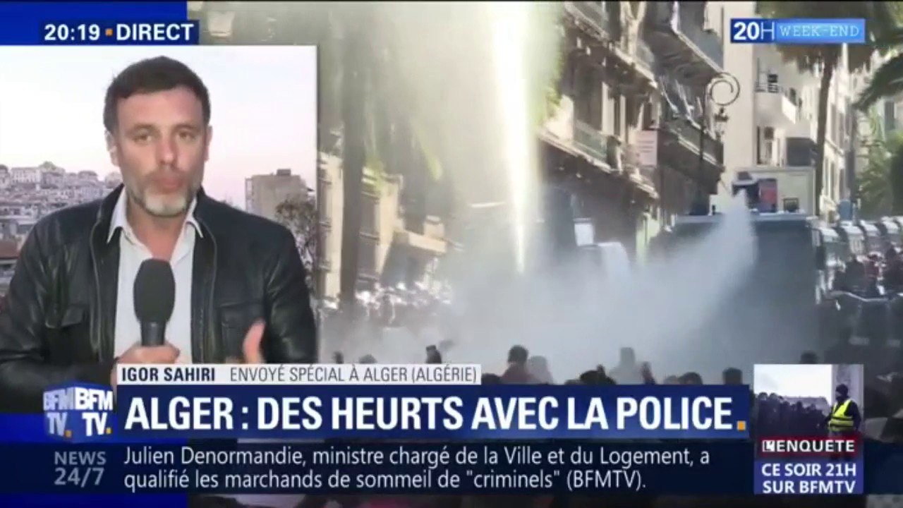 Des heurts ont éclaté entre les manifestants algériens et la police à Alger