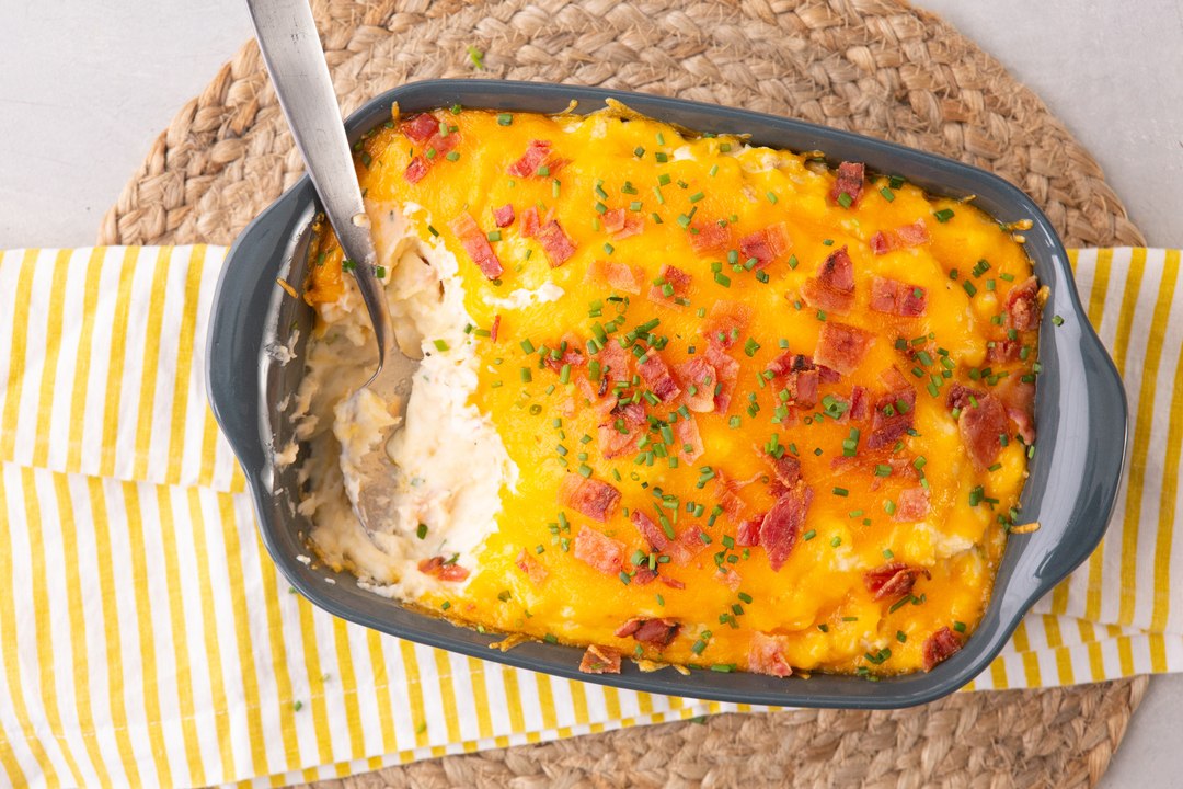 Twice Baked Potato Dump Casserole