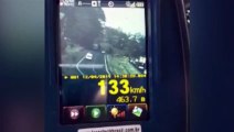 Após ser flagrado a 133 km/h, veículo é retido pela PRF
