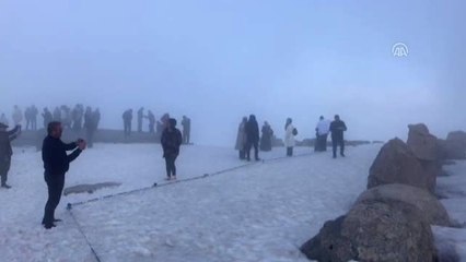 Dünya Mirası Nemrut'a Ziyaretçi Akını