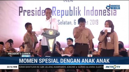 Momen Spesial Jokowi dengan Anak-anak