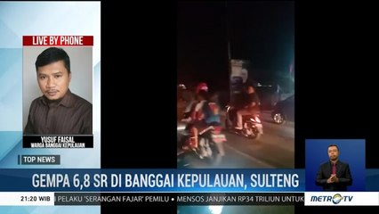 Panik, Warga Banggai Kepulauan Sempat Berhamburan Lari ke Puncak Gunung