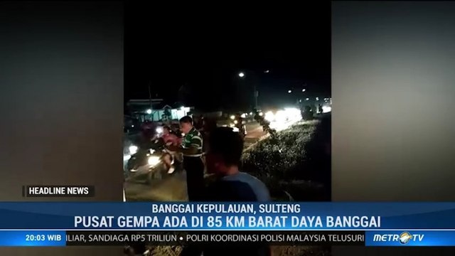 Peringatan Dini Tsunami Gempa 6,8 SR di Banggai Kepulauan Berakhir