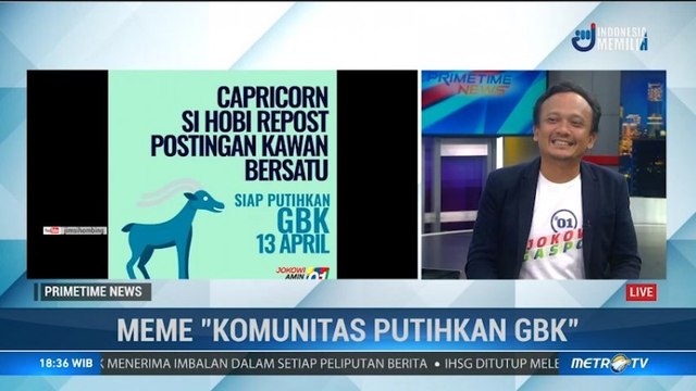 Ini Dia Sosok Penggagas Meme Komunitas Putihkan GBK