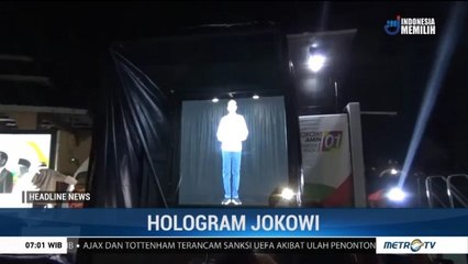 Hologram, Jokowi Menyapa Warga Sumedang