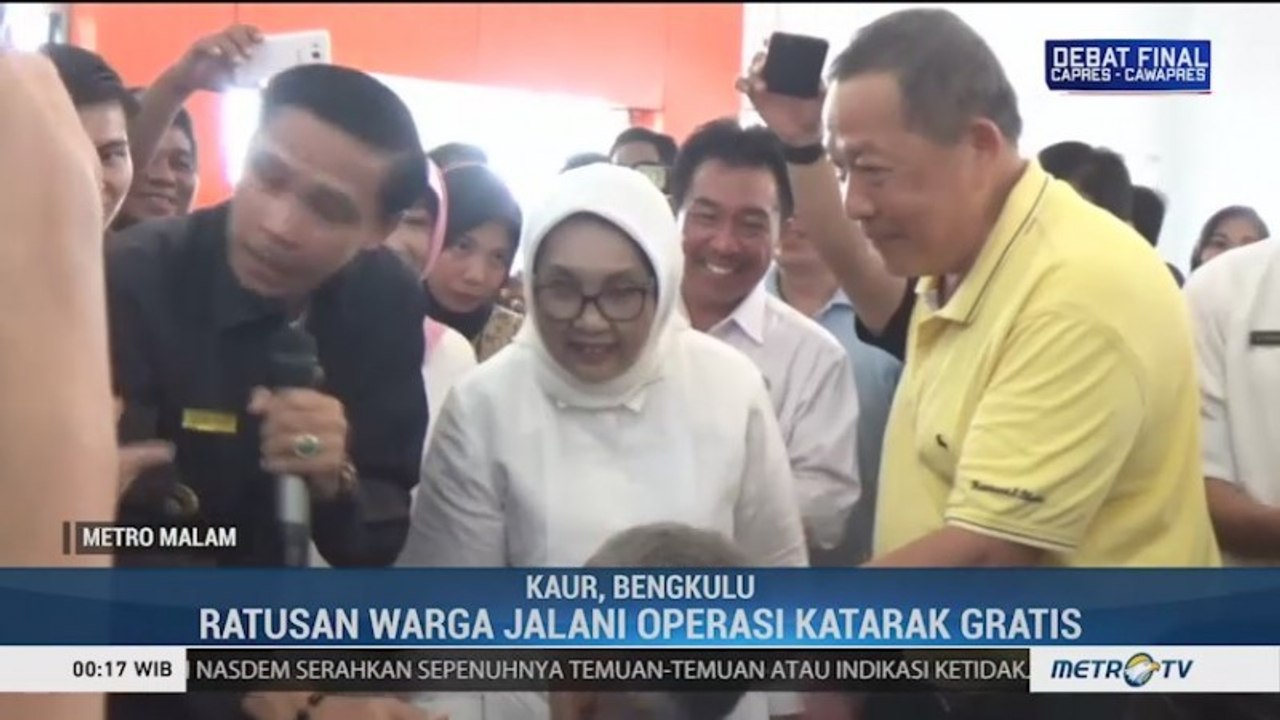 Warga Kaur Sambut Gembira Operasi Katarak Gratis