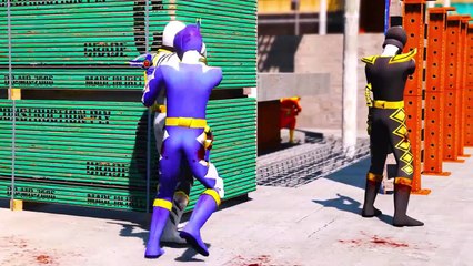 POWER RANGERS VS SPIDERMAN SUITS - POWER RANGERS (DINO THUNDER) VS ALL SPIDER-MAN SUIT