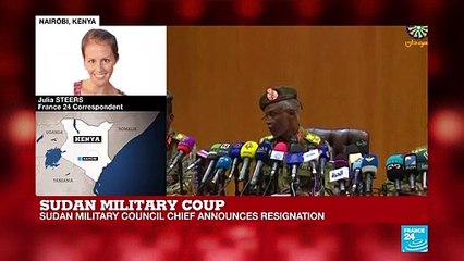 Sudan defence minister steps down, France 24's Julia Steers has this analysis