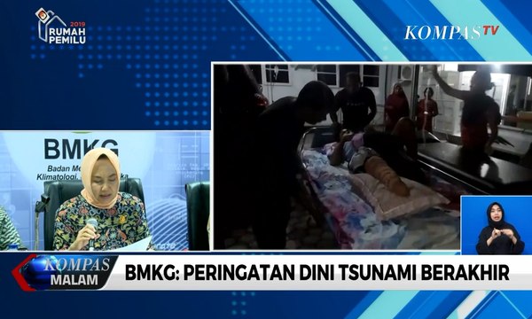 BMKG: Peringatan Dini Tsunami Berakhir