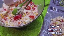 سلطة سريعة  تقدم كوجبة رئيسية أكلتي المفضلة شهيوات هندوشة  | !! Ma salade préférée