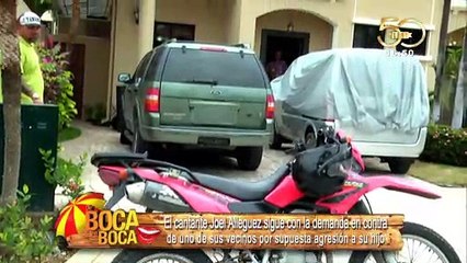 El cantante Joel Alleguez sigue con la demanda en contra de uno de sus vecinos por supuesta agresión a su hijo