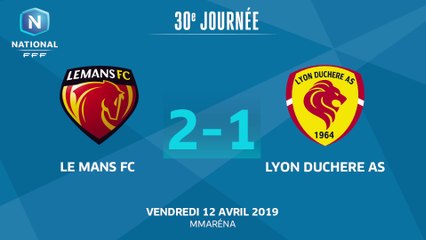 J30: Le Mans FC - Lyon Duchère AS (2-1), le résumé