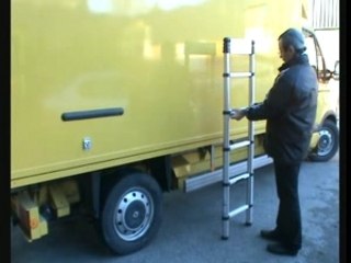 vidéo échelle télescopique 3,3m réglage graduel