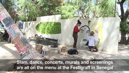 10th edition of Festigraff graffiti festival opens in Dakar