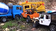 Des Voitures de Police Jeep Jouer à faire Semblant avec Bruder Jouets Véhicules