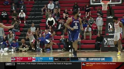 Theo Pinson attacks the rim!