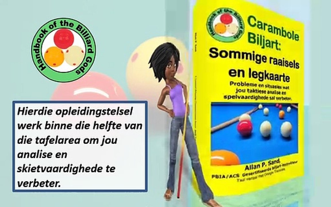 Boek video vir Carambole Biljart: Sommige raaisels en legkaarte (af)