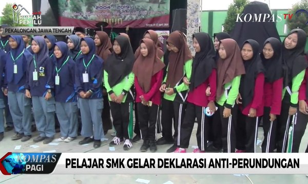 Pelajar SMK Gelar Deklarasi Anti-Perundungan
