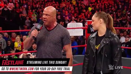 Wwe - Ronda Rousey gets her WrestleMania match- Raw, March 5, 2018