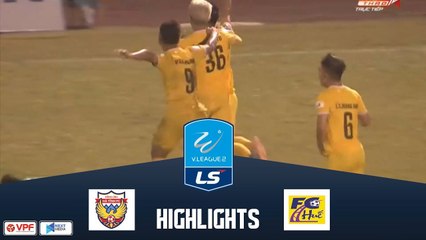 Chiến thắng vất vả của Hồng Lĩnh Hà Tĩnh trước Huế tại vòng 2 giải Hạng nhất QG LS 2019