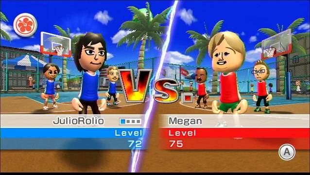 Wii Sports Resorts Basketball - Dunked On