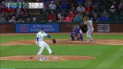 Ramon Laureano conecta su tercer homerun de la temporada