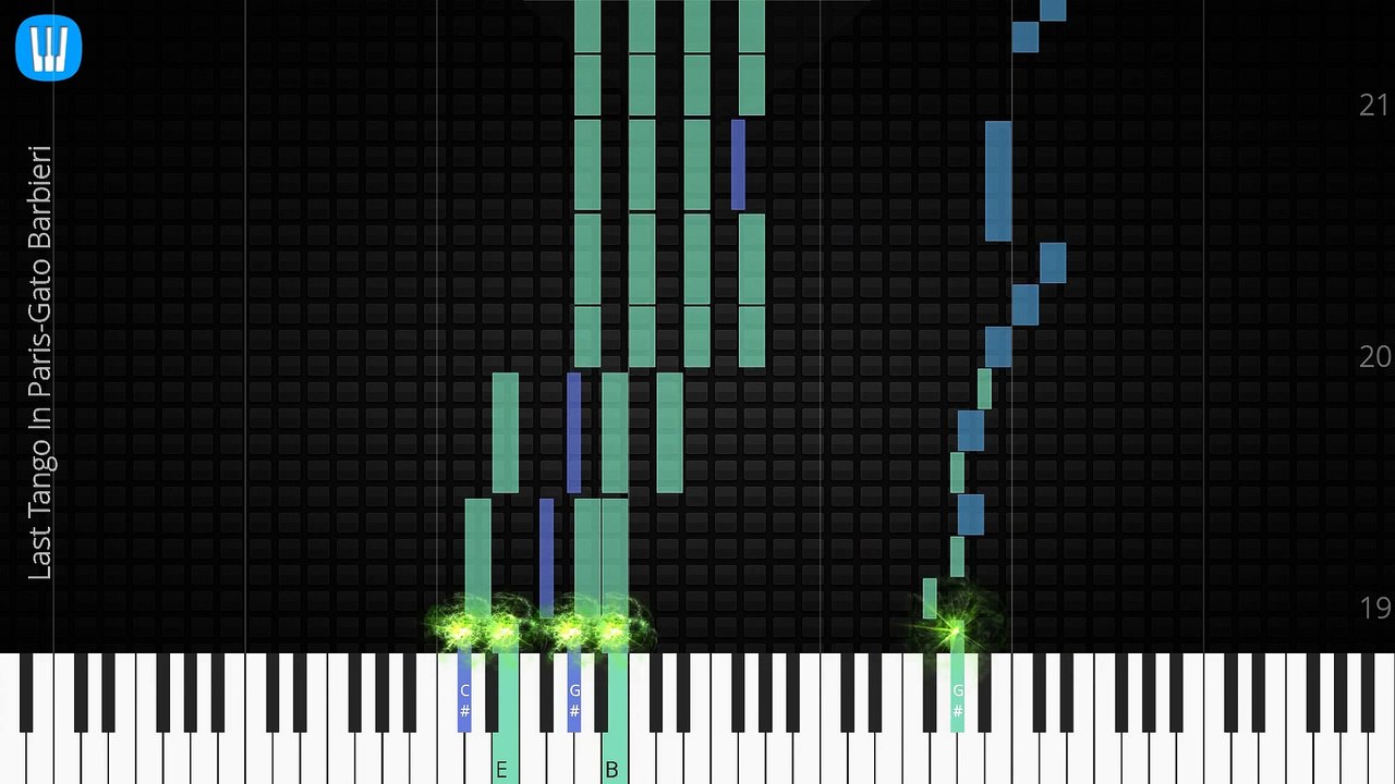  [Piano Solo]Last Tango In Paris, Gato Barbieri-Synthesia Piano Tutorial