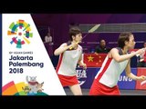 แบดมินตันทีมหญิง รอบชิงชนะเลิศ (ทีมB) จีน Vs ญี่ปุ่น | เอเชียนเกมส์ 2018