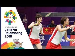 แบดมินตันทีมหญิง รอบชิงชนะเลิศ (ทีมB) จีน Vs ญี่ปุ่น | เอเชียนเกมส์ 2018