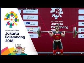 การแข่งขันยกน้ำหนักหญิง 53 กิโลกรัม | เอเชียนเกมส์ 2018