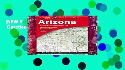 [NEW RELEASES]  Delorme Arizona Atlas   Gazetteer by Rand McNally