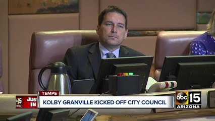 Kolby Granville voted off Tempe City Council
