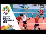 [เซต1] วอลเลย์บอลหญิง ไทย Vs เกาหลีใต้ รอบรองชนะเลิศ  | เอเชียนเกมส์ 2018