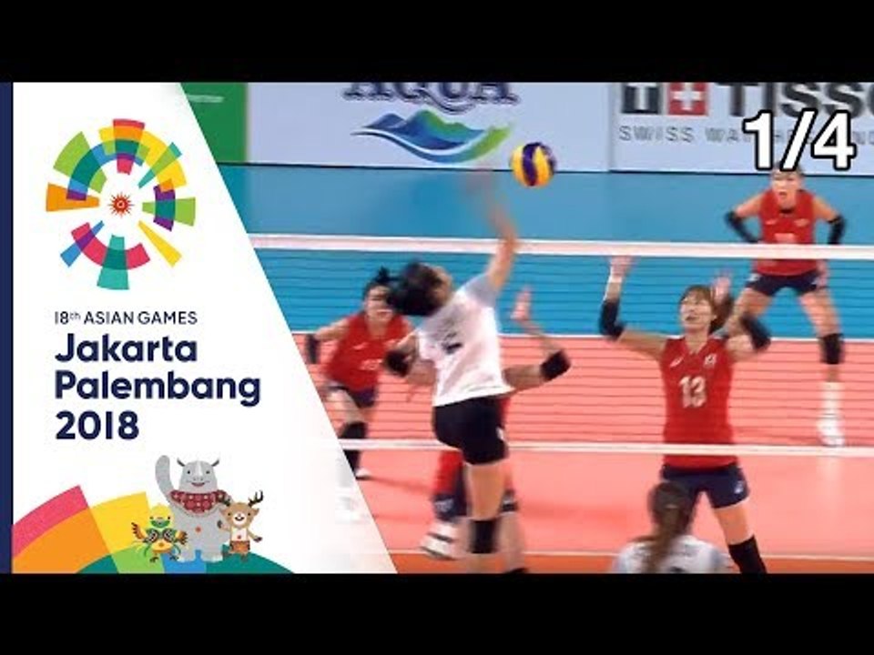[เซต1] วอลเลย์บอลหญิง ไทย Vs เกาหลีใต้ รอบรองชน...