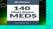 [BEST SELLING]  140 Must Know Meds: Demolish Nursing Pharmacology by Jon Haws