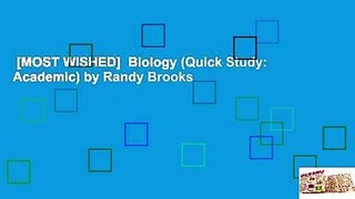 [MOST WISHED]  Biology (Quick Study: Academic) by Randy Brooks