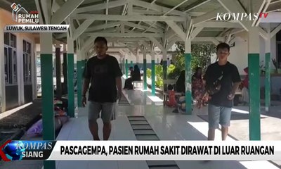 Pascagempa, Pasien Rumah Sakit Dirawat di Luar Ruangan