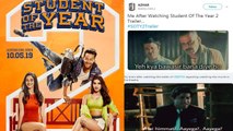 Student of the Year 2 trailer: Tiger Shroff TROLLED Badly with Hilarious Memes | FilmiBeat