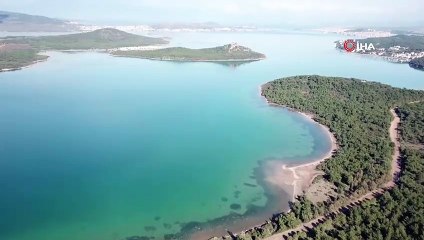 Şeytan Sofrası'nda turistler teleferik ile taşınacak...Şeytan Sofrası havadan görüntülendi