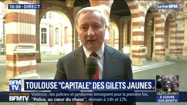 Gilets jaunes: le maire de Toulouse s'attend à une plus grande mobilisation et se dit inquiet