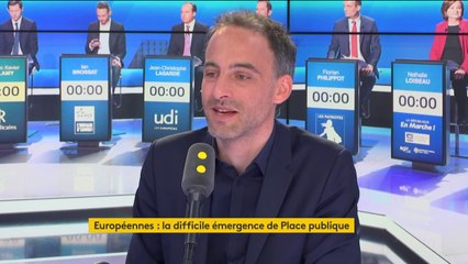 Européennes : "Je n'ai jamais pensé qu'il y aurait un effet Glucksmann en deux semaines", reconnaît la tête de liste PS/Place publique