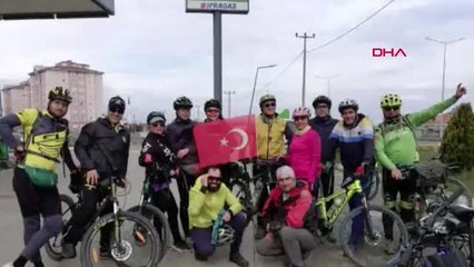 Trabzon İran ve Azerbaycanlı Gençler, Bisikletlle Karadeniz'i Geziyor
